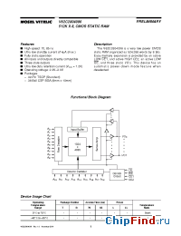 Datasheet V62C2804096L-85TI manufacturer Mosel
