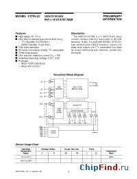 Datasheet V62C31161024L-35 manufacturer Mosel