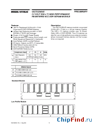 Datasheet V827332N04SXTL-B1 manufacturer Mosel