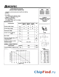 Datasheet 2M6312 manufacturer Mospec