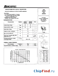 Datasheet 2N5428 manufacturer Mospec