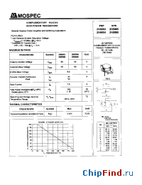 Datasheet 2N5884 manufacturer Mospec