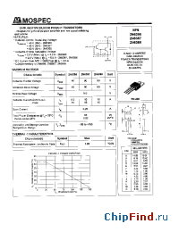 Datasheet 2N6386 manufacturer Mospec