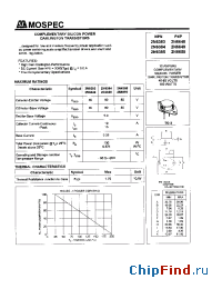 Datasheet 2N6649 manufacturer Mospec