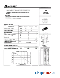 Datasheet 2SA1386A manufacturer Mospec