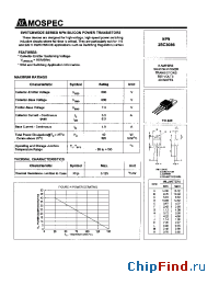 Datasheet 2SC3086 manufacturer Mospec