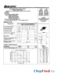 Datasheet BD244 manufacturer Mospec