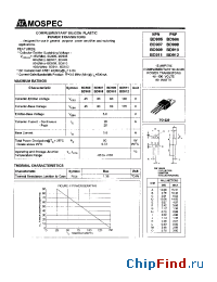 Datasheet BD905 manufacturer Mospec