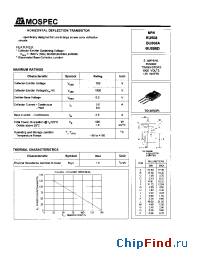 Datasheet BU508D manufacturer Mospec