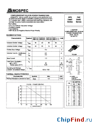 Datasheet D44C1 manufacturer Mospec