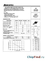 Datasheet MJE13005 manufacturer Mospec