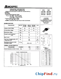 Datasheet TIP145T manufacturer Mospec