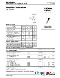 Datasheet 2N5401 manufacturer Motorola