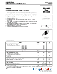 Datasheet 2N6343 manufacturer Motorola