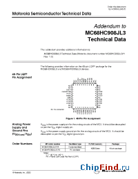 Datasheet KMC908JL3CFA manufacturer Motorola