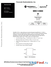 Datasheet MBC13900 manufacturer Motorola