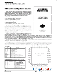 Datasheet MC100E136FN manufacturer Motorola