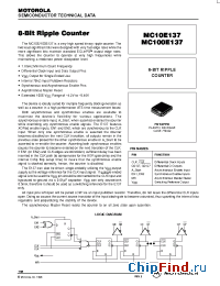 Datasheet MC100E137FN manufacturer Motorola