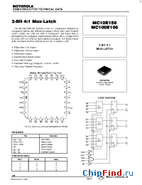 Datasheet MC100E156FN manufacturer Motorola