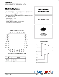 Datasheet MC100E164FN manufacturer Motorola