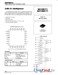 Datasheet MC100E171FN manufacturer Motorola