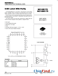 Datasheet MC100E175FN manufacturer Motorola