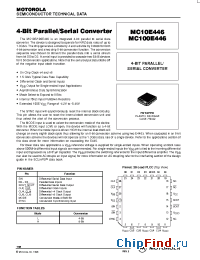 Datasheet MC100E446FN manufacturer Motorola