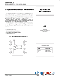 Datasheet MC100EL05D manufacturer Motorola