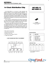 Datasheet MC100EL15D manufacturer Motorola