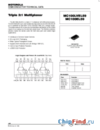 Datasheet MC100EL59DW manufacturer Motorola