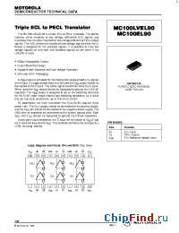 Datasheet MC100EL90DW manufacturer Motorola