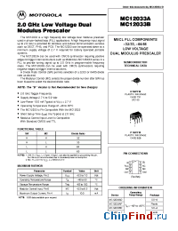 Datasheet MC10154L manufacturer Motorola