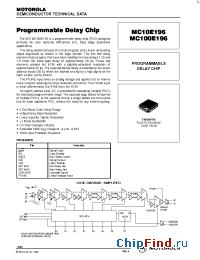 Datasheet MC10E196FN manufacturer Motorola