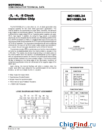 Datasheet MC10EL34D manufacturer Motorola