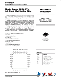 Datasheet MC10H641FN manufacturer Motorola