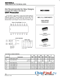 Datasheet MC12090 manufacturer Motorola