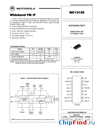 Datasheet MC13155 manufacturer Motorola