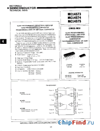 Datasheet MC14575D manufacturer Motorola