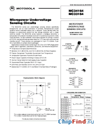 Datasheet MC33164D-3 manufacturer Motorola