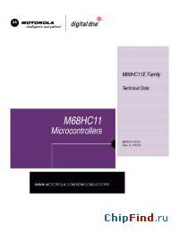 Datasheet MC68HC11E manufacturer Motorola