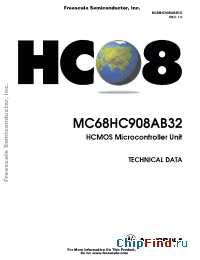 Datasheet MC68HC908AB32 manufacturer Motorola