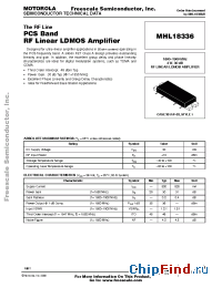 Datasheet MHL18336 manufacturer Motorola