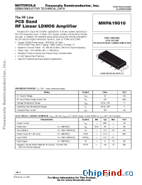 Datasheet MHPA19010 manufacturer Motorola