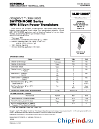 Datasheet MJE13005 manufacturer Motorola