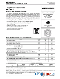 Datasheet MMDFS2P102 manufacturer Motorola