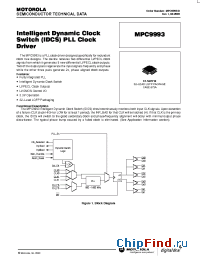 Datasheet MPC9993DFA manufacturer Motorola