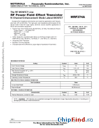 Datasheet MRF374A manufacturer Motorola