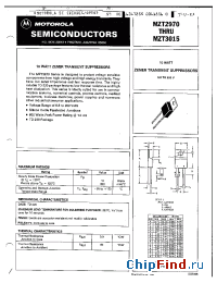 Datasheet MZT2970 manufacturer Motorola