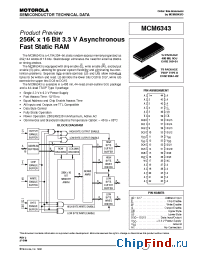 Datasheet SCM6343YJ12AR manufacturer Motorola