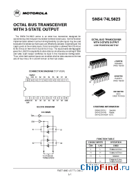 Datasheet SN54LS623 manufacturer Motorola
